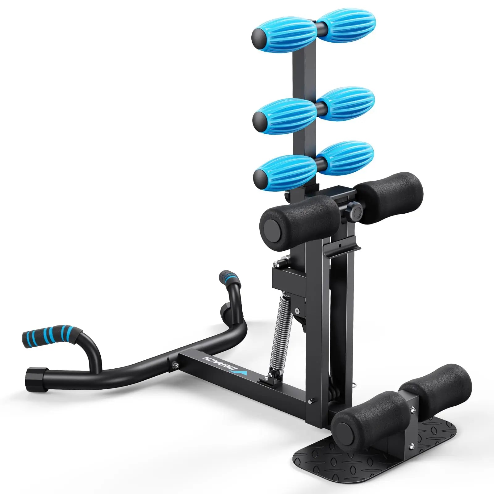 Adjustable Deep Squat Machine with Push-Up Function for Full Body Workouts