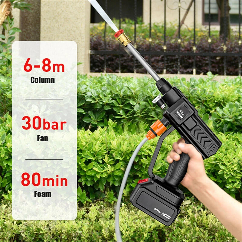 30Bar Cordless High Pressure Car Wash Gun