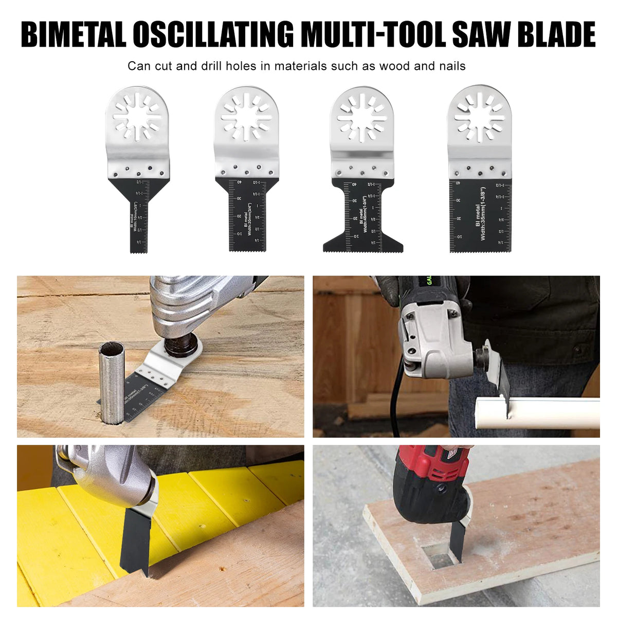 Oscillating Multi-Tool Accessory Sets, 10–85 Pieces