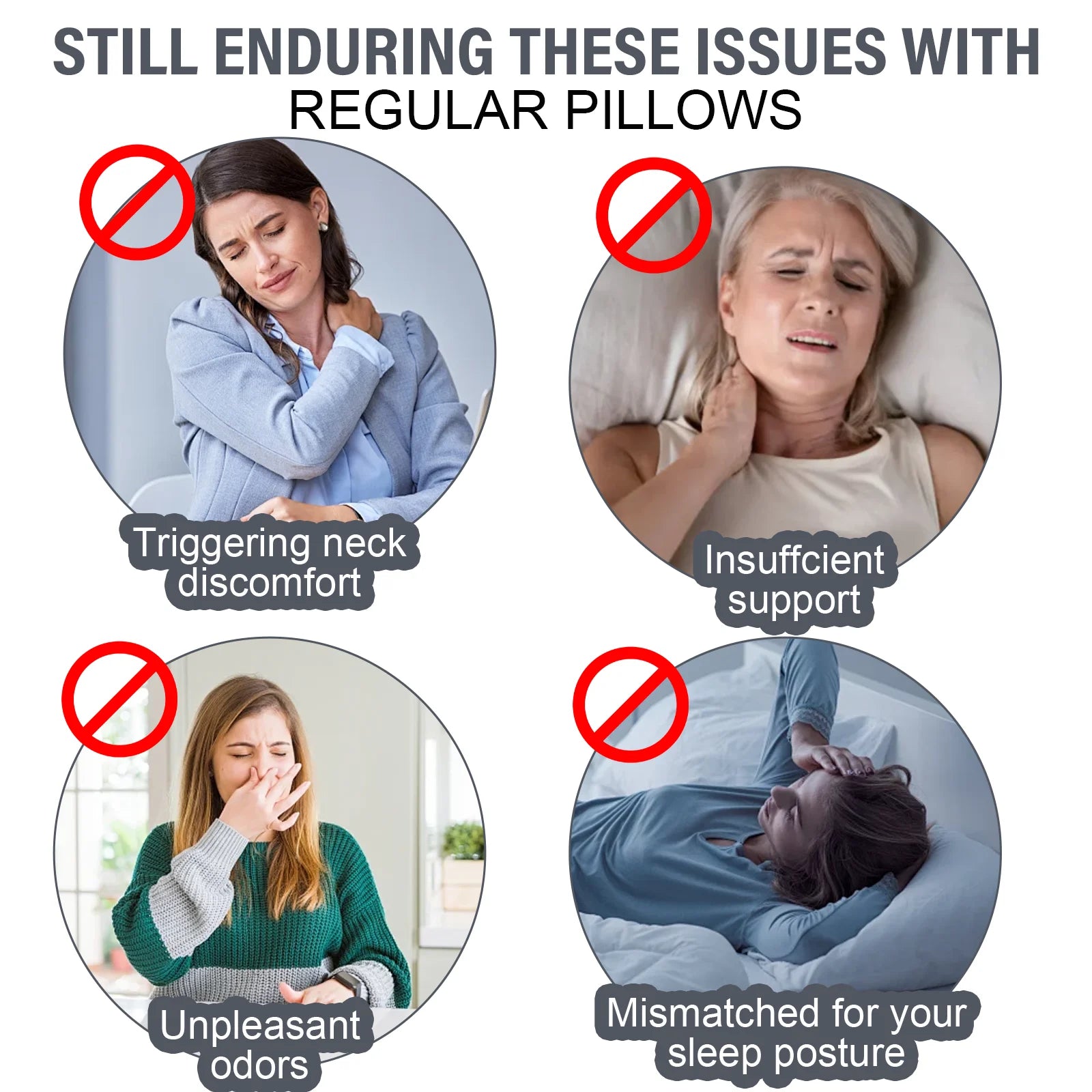 Fjäril Memory Foam Nackkudde för Sidosovare och Ryggsovare