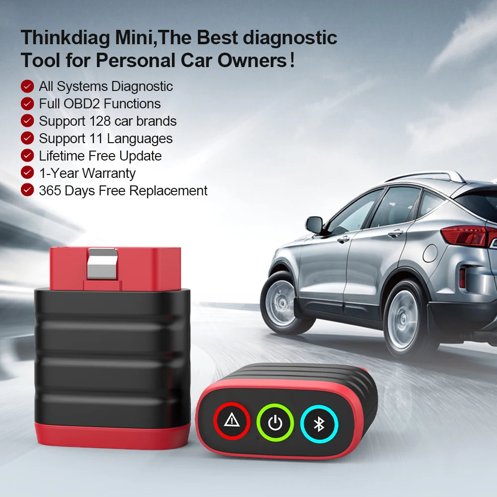 Mini Bluetooth OBD Vehicle Diagnostic Scanner