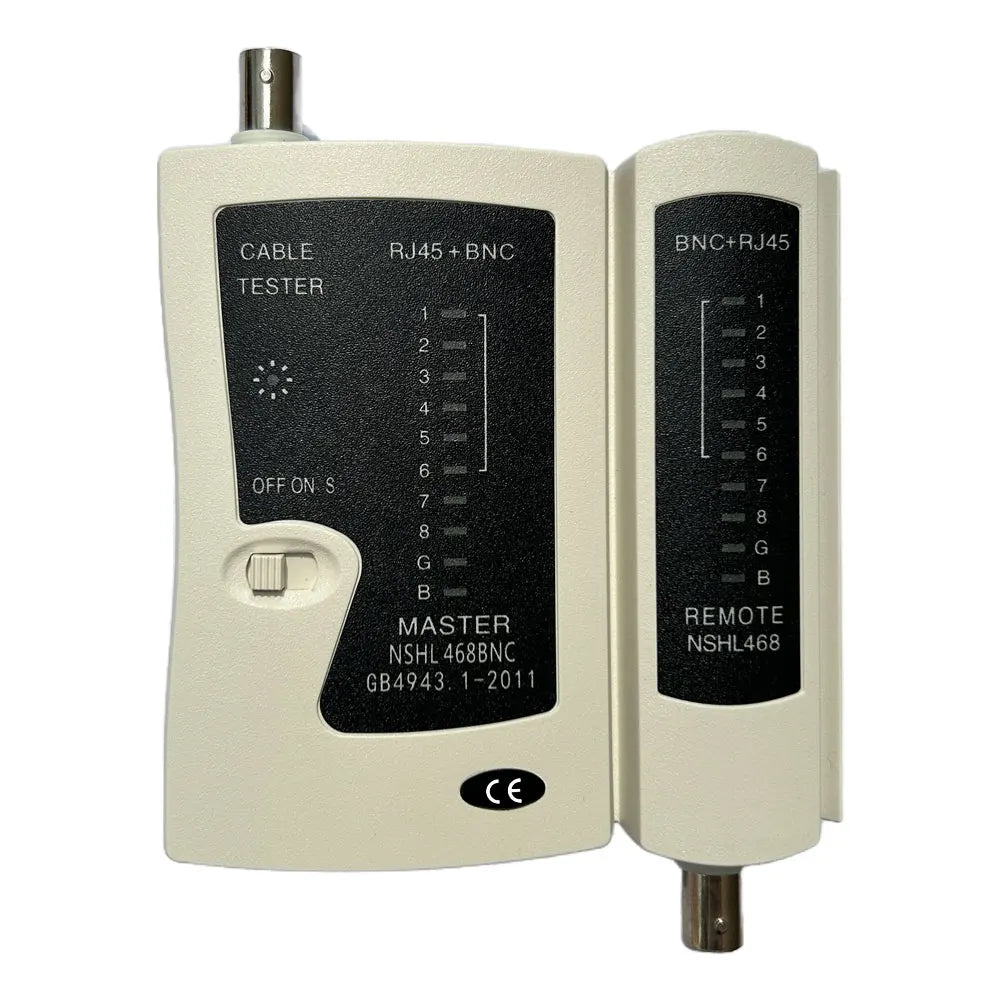 RJ45 and BNC Cable Continuity Tester