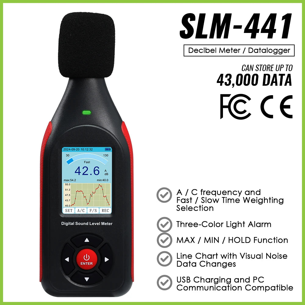 Digital Sound Level Meter with Data Logging