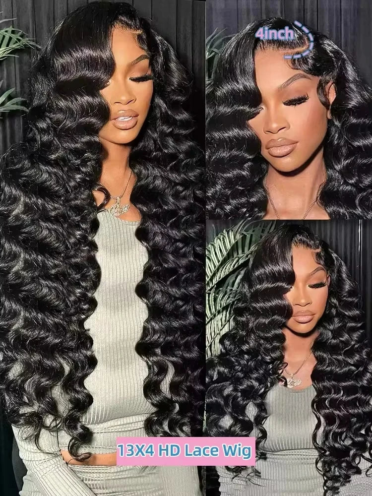Loose Deep Wave HD Lace Frontal Human Hair Wig