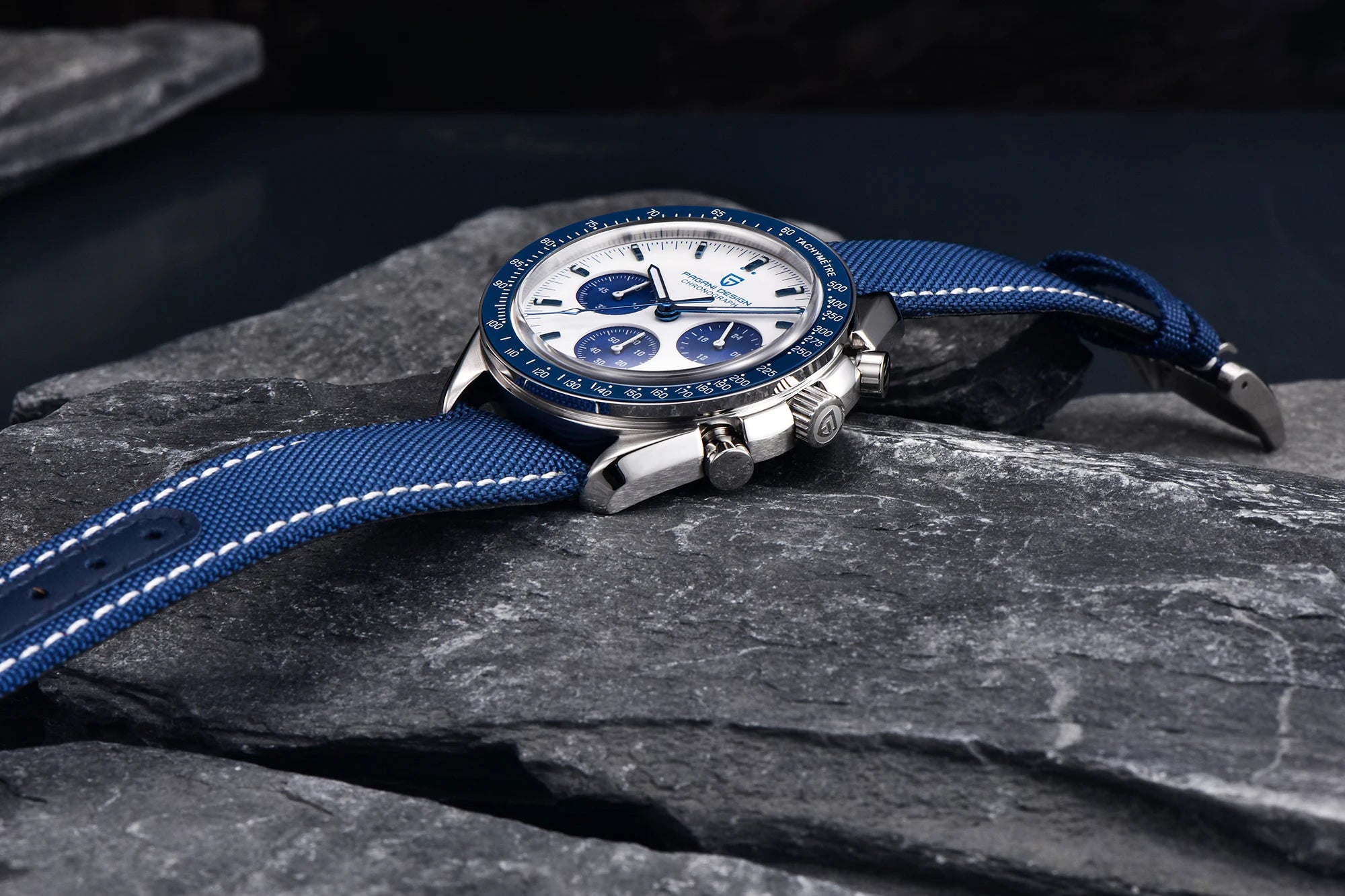 Pagani Design PD-1701 Moon Chronograph Quartz Watch 100M