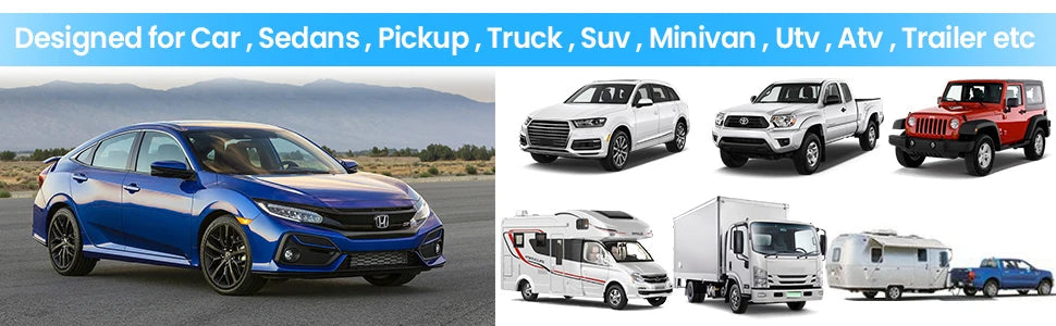 4.3inch Solar Vehicle Wireless Reverse Camera For Car RV Truck Trailer Pickup 12V-32V Car Monitor 1080P HD WIFI Rear View Camera 