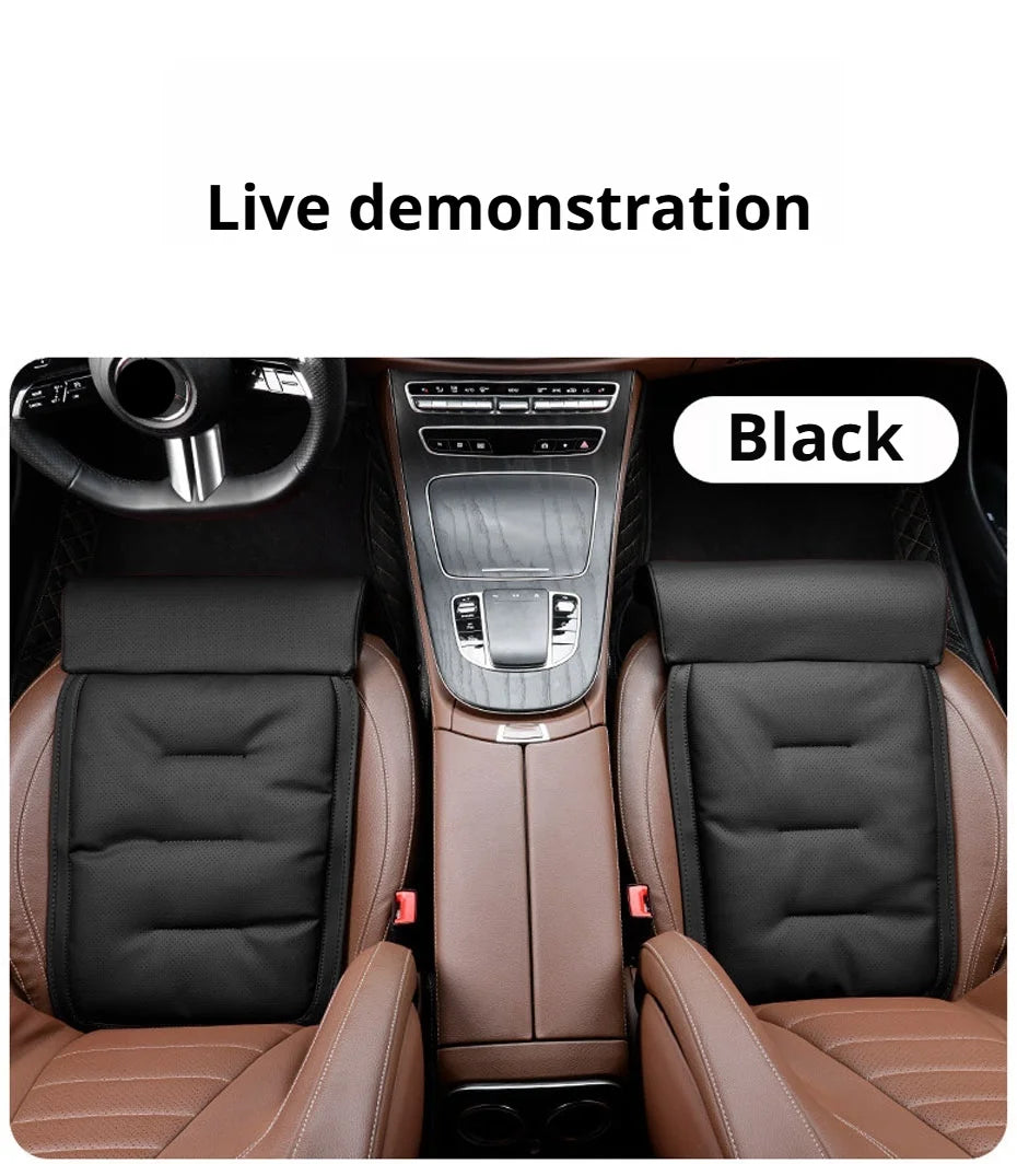 SEAMETAL Car Seat Cushion with Leg Support Cushion Breathable Seat Extender Cushion Anti Slip Universal Seat Protection Cover