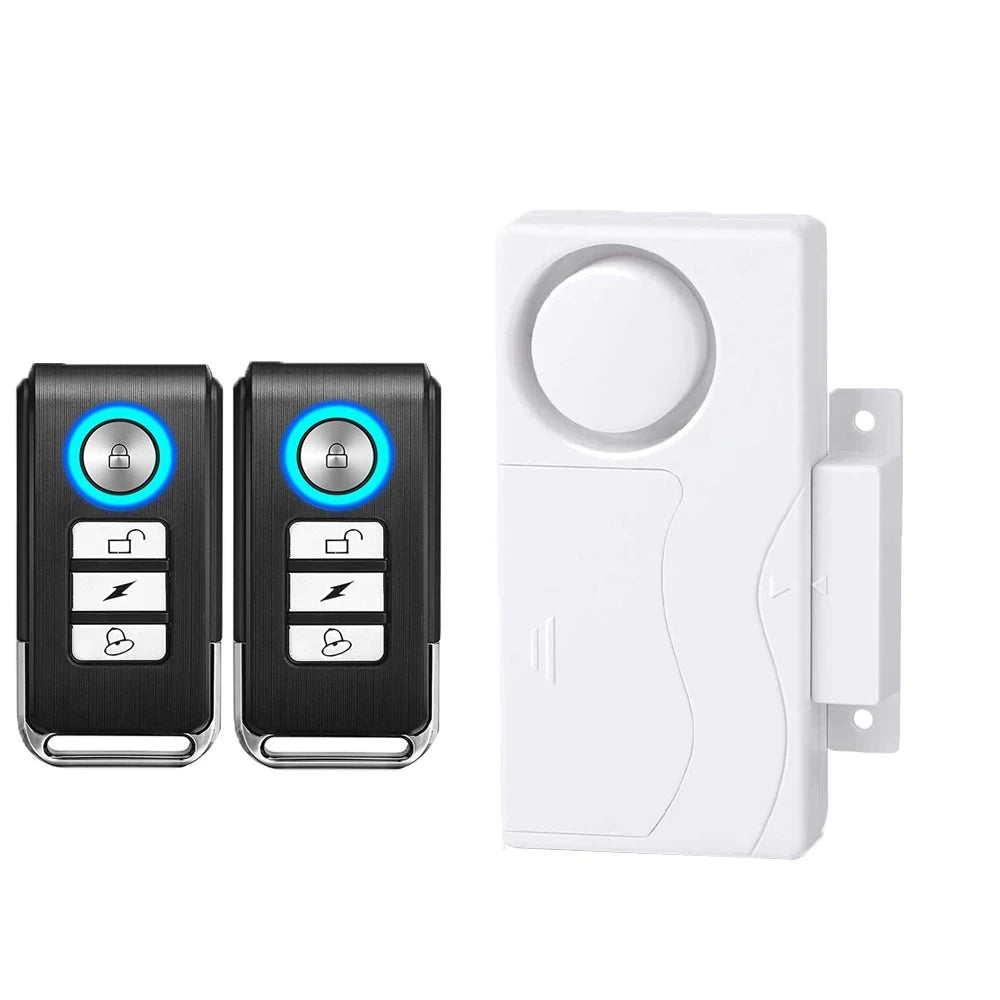 Wireless Door Contact Alarm with Remote Control