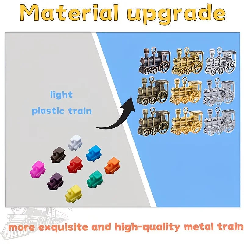 Metal Train Markers for Mexican Train Dominoes