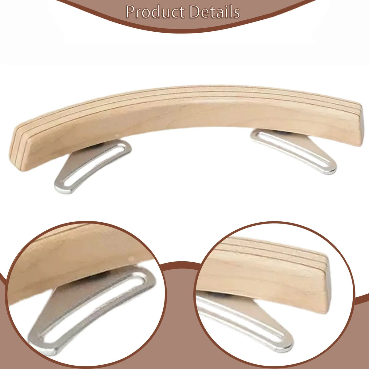 Wooden Drum-Rim Percussion Block