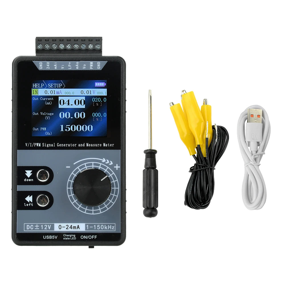 PWM- und Analoger Signalgenerator mit Farbdisplay