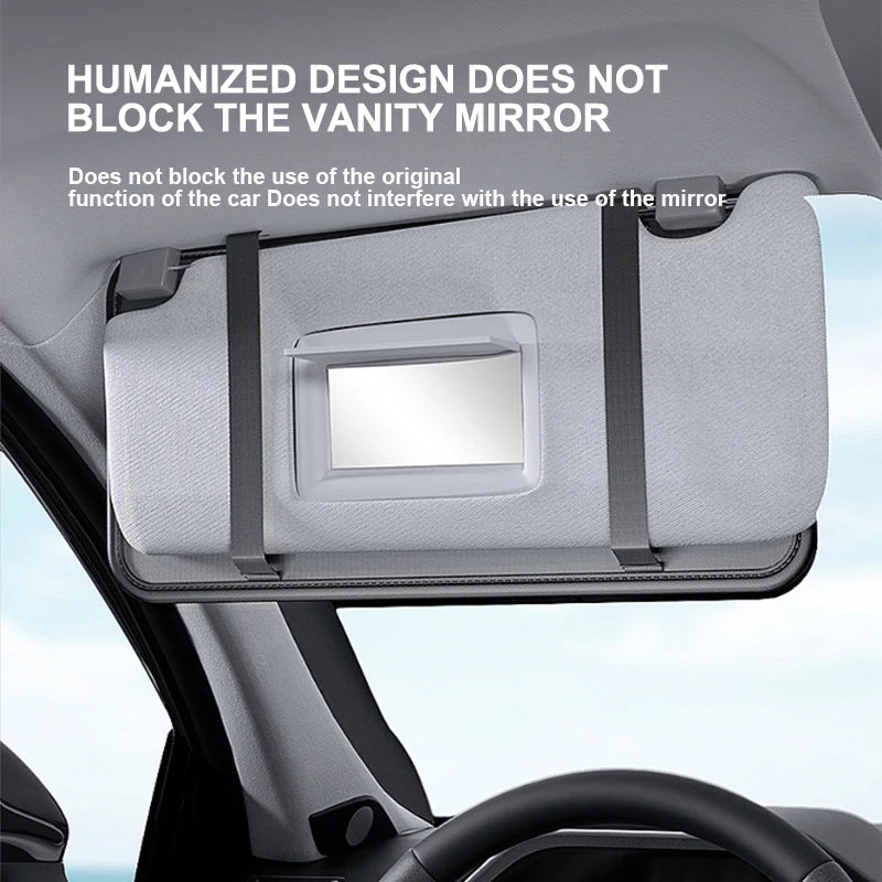 SEAMETAL Luxury Car Sun Visor Organizer Universal Visor Panel Storage Bag PU Leahter Multi-Pocket Auto Storage Pouch Glasses Box