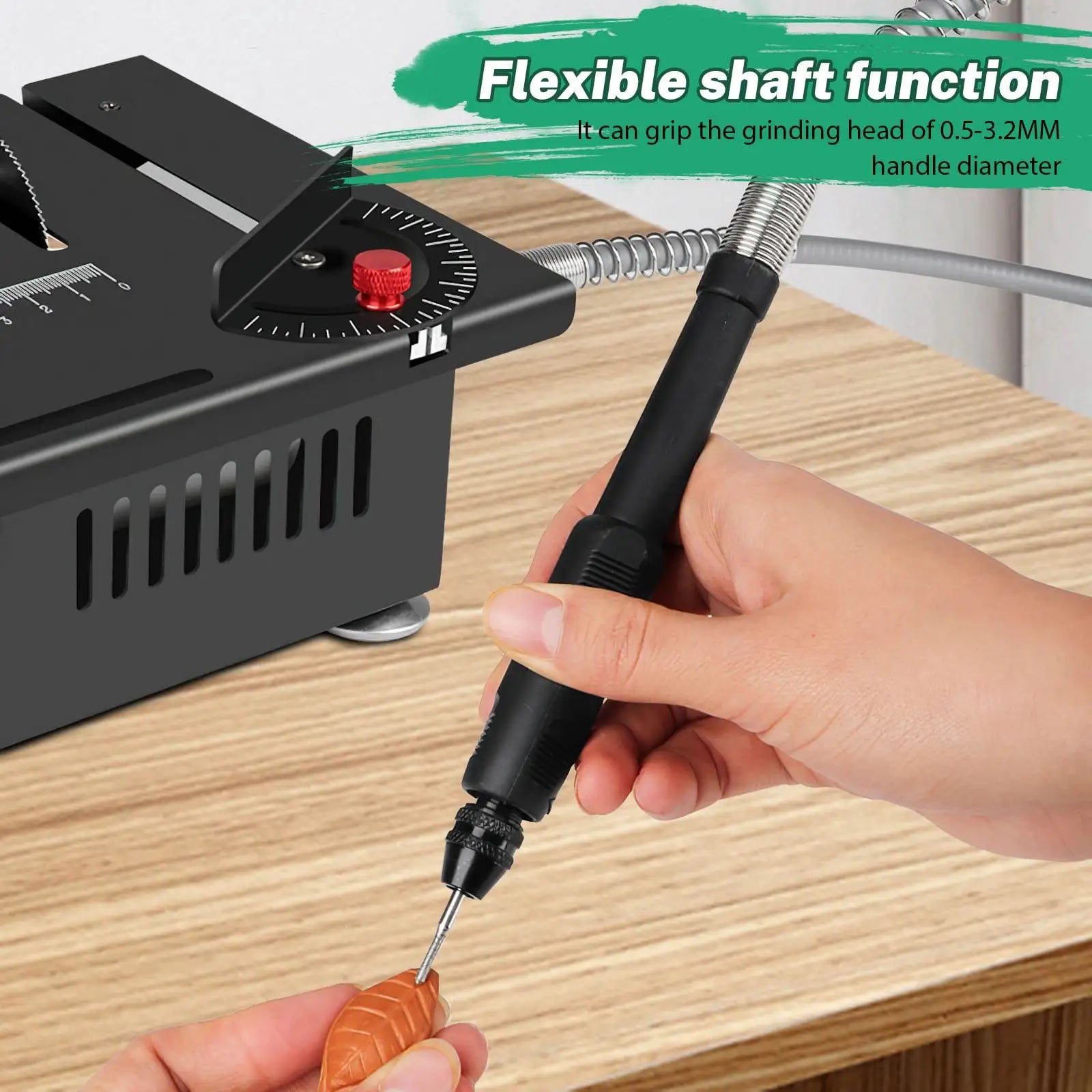 DC24V Mini Table Saw 96W High‑Power 7‑Speed Bench Saw