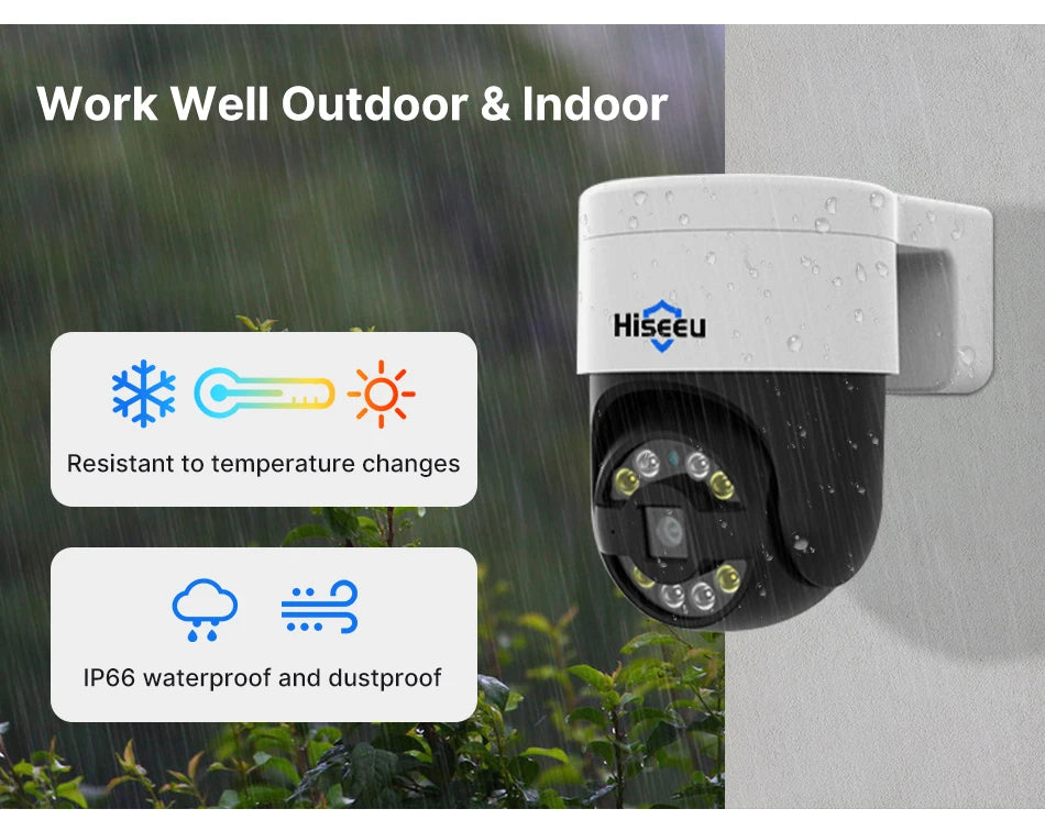 8MP 4K POE PTZ IP Camera with Color Night Vision