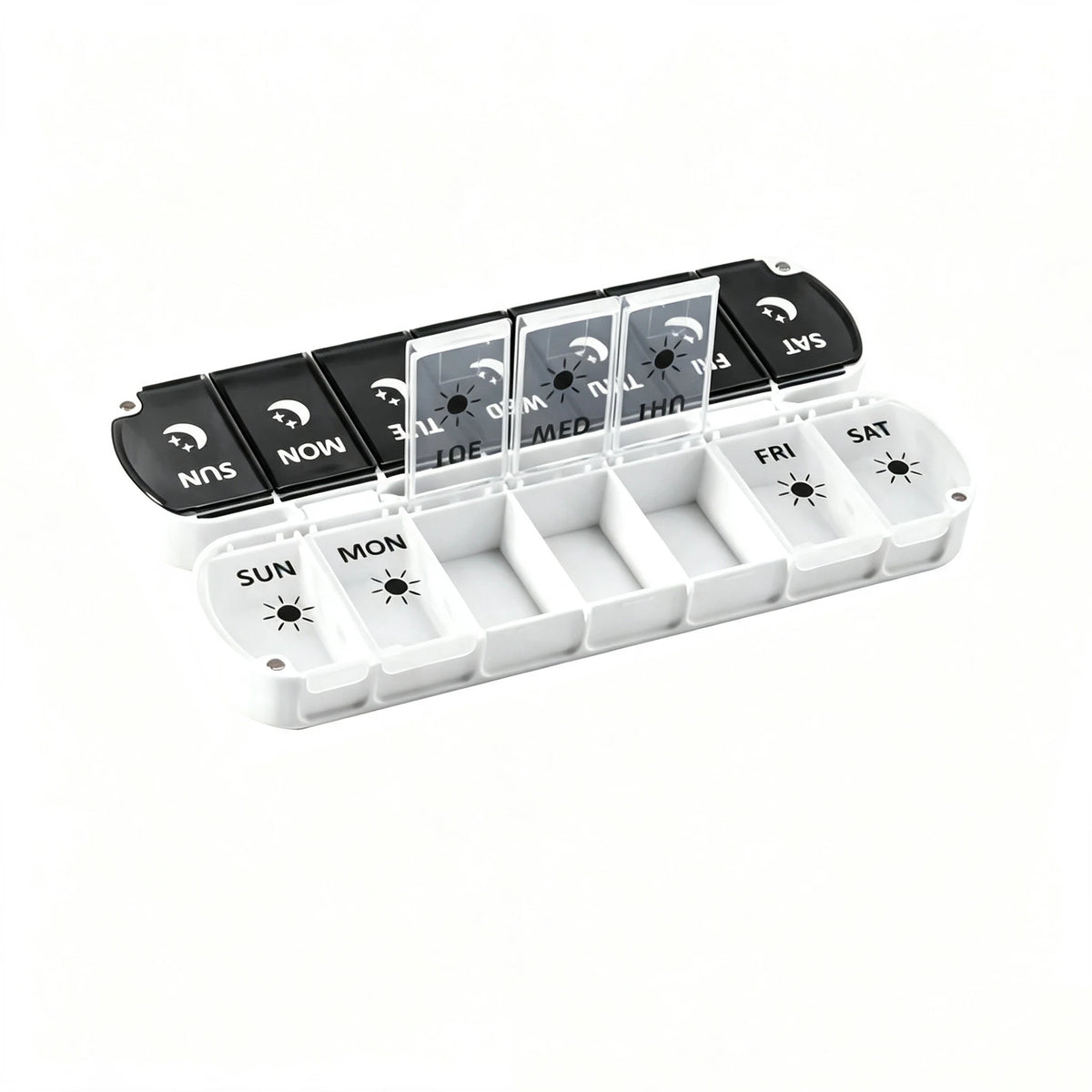 7-Day Weekly Pillbox with 14 Cells