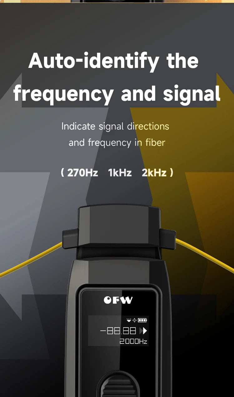FWD-01 Live Fibre Identifier with Visual Fault Locator