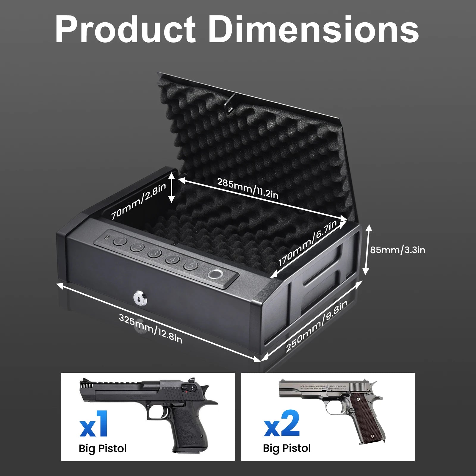 Home Safe Box with Advanced Access Protection