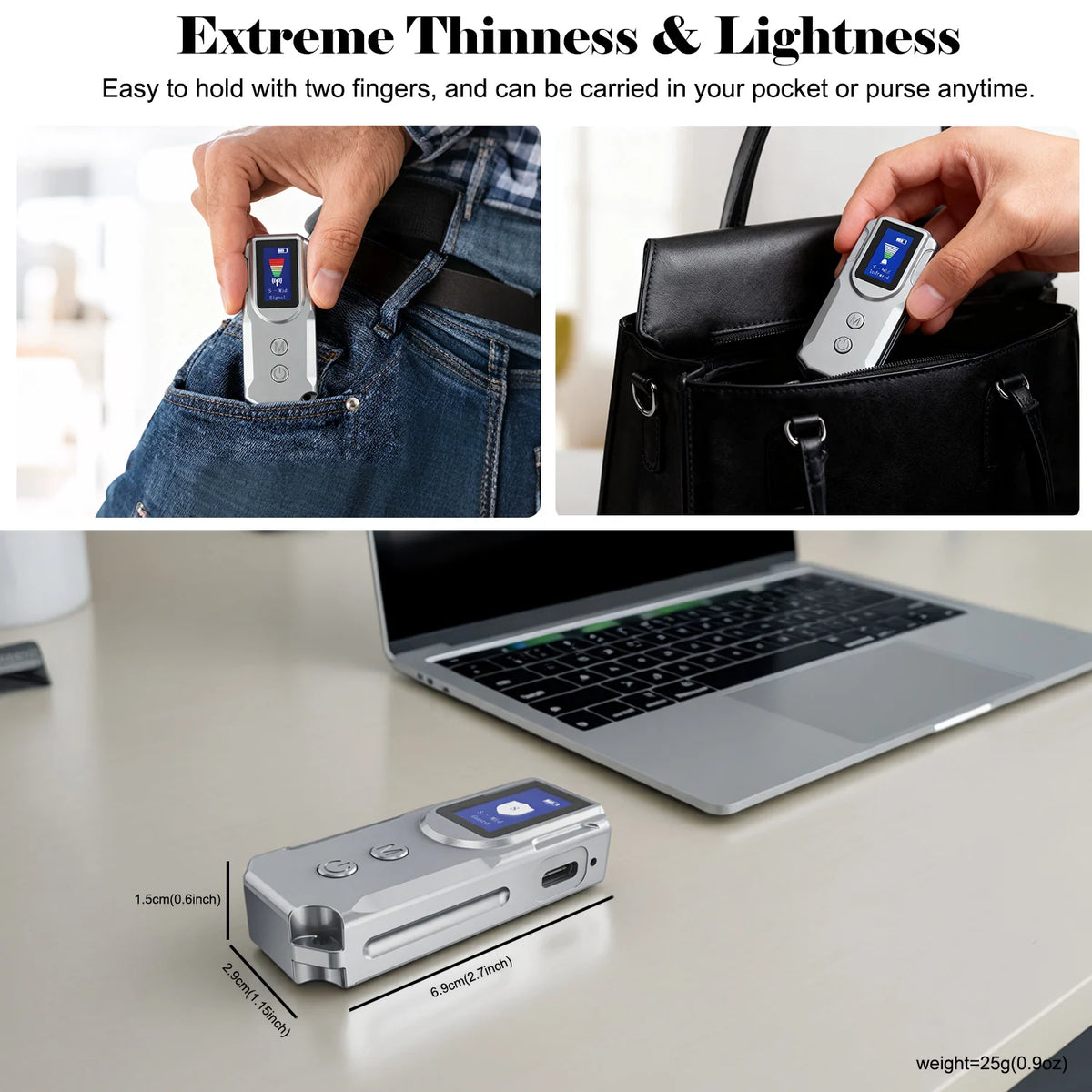 T2 Portable RF and Optical Camera Detector