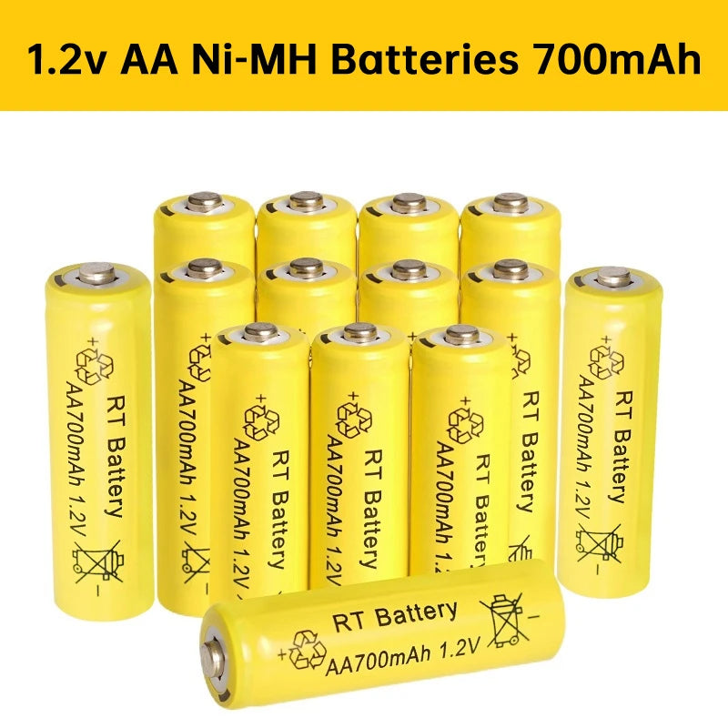 Baterias recarregáveis Ni-MH AA 1,2V 700mAh