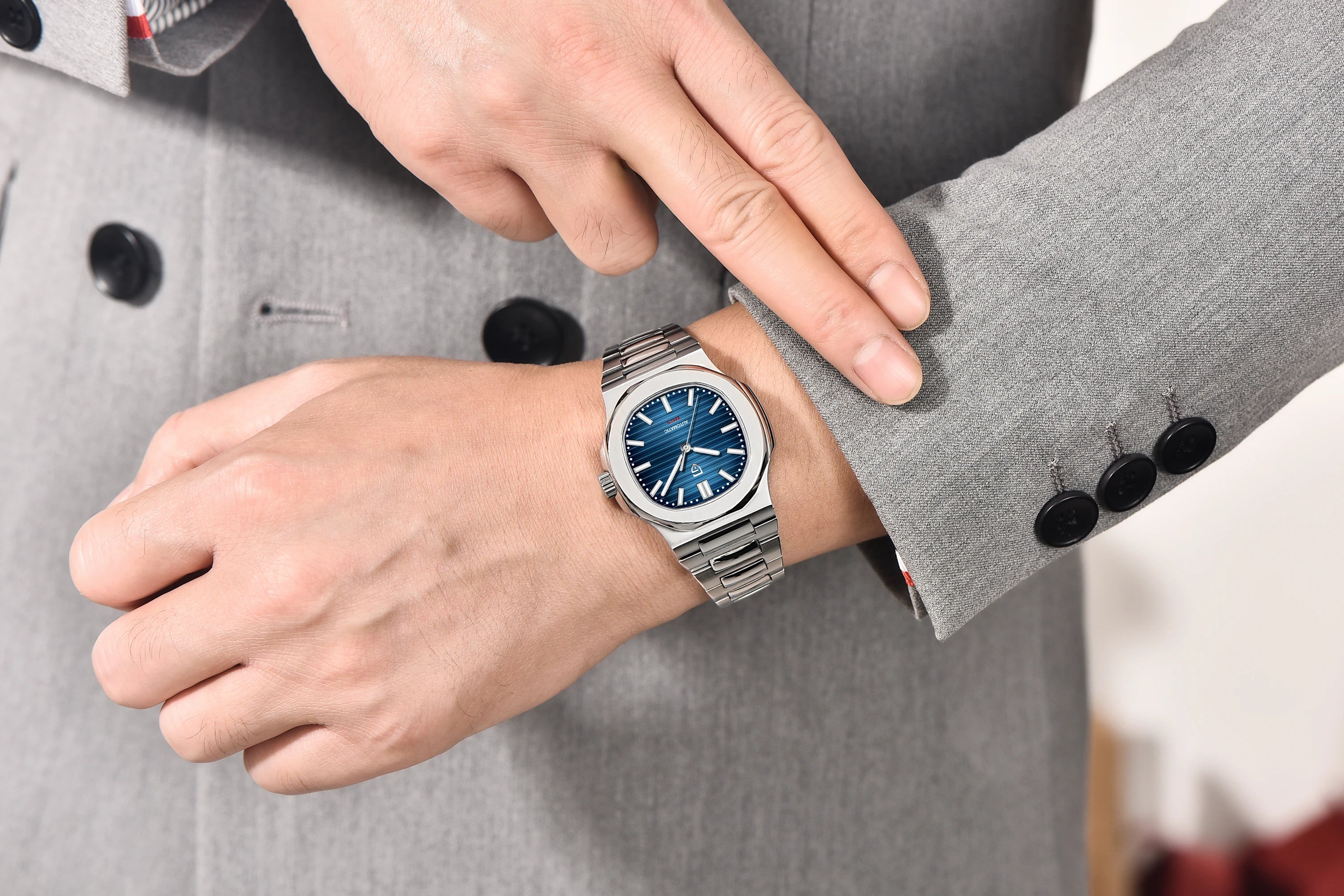 Orologio automatico da uomo Pagani Design 40MM con vetro zaffiro