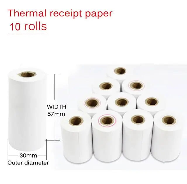  Impresora térmica de recibos de 58 mm y opciones de papel