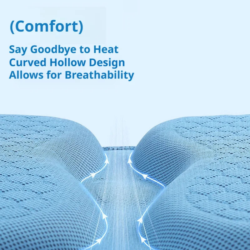 SEAMETAL Gel Car Seat Cushion Summer Breathable Cooling Seat Cushion Ergonomics Absorb Pressure Universal for Car/Office/Home