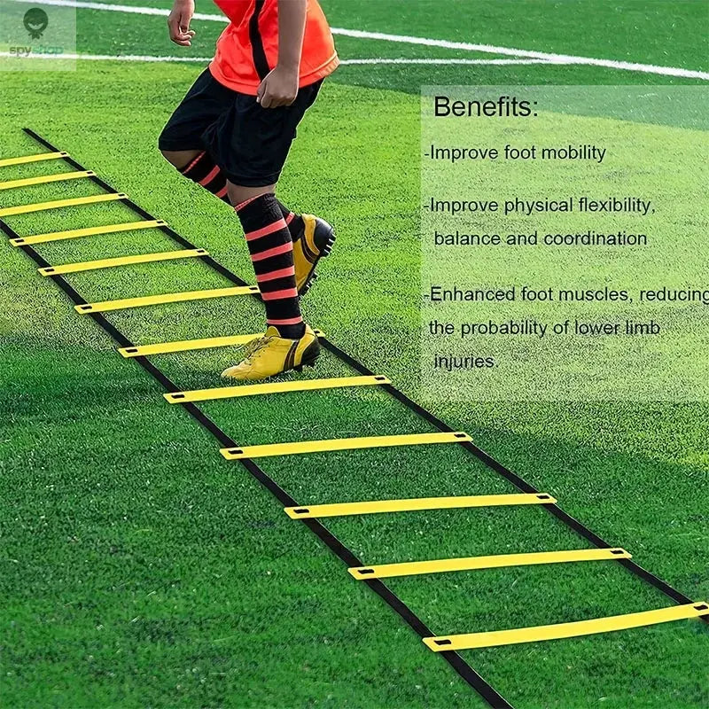 Agility Ladders Nylon Straps For Speed Training And Sports Flexibility Agility Football Training Energy Ladder Equipment Spy-shop.com