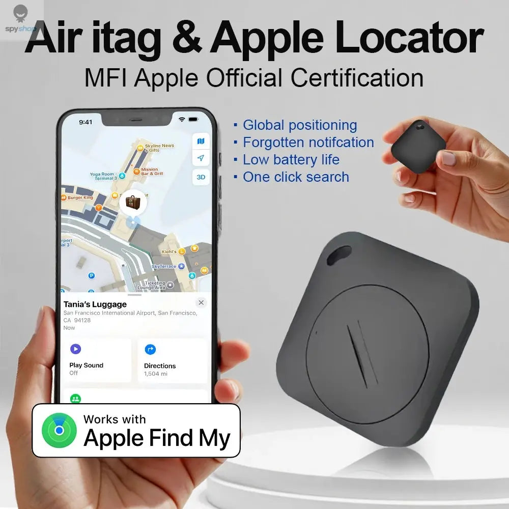 Apple  Find My Devices Gps Tracker IOS Portable GPS Tracker Anti-Lost Alarm Cycling Mini Gps Locator For Pets Children Spy-shop.com
