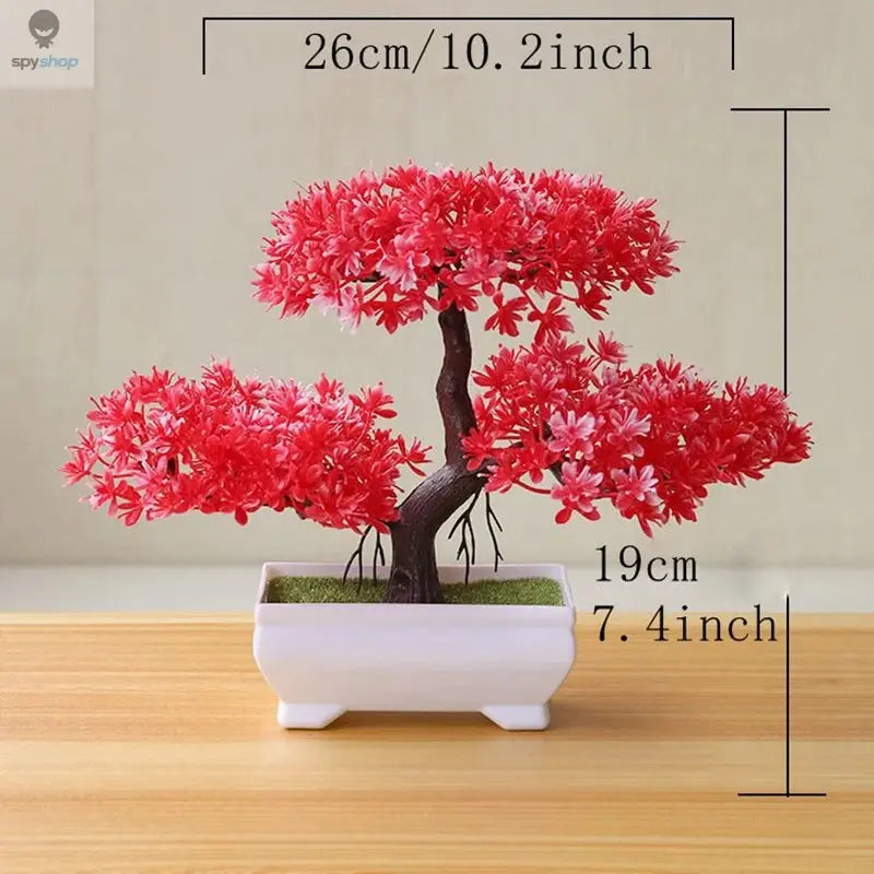 Artificial Tree Bonsai Simulation Plants Pot Plants for Garden Table Home Room Bedroom Decoration Outdoor Fake Plant Ornaments Spy-shop.com