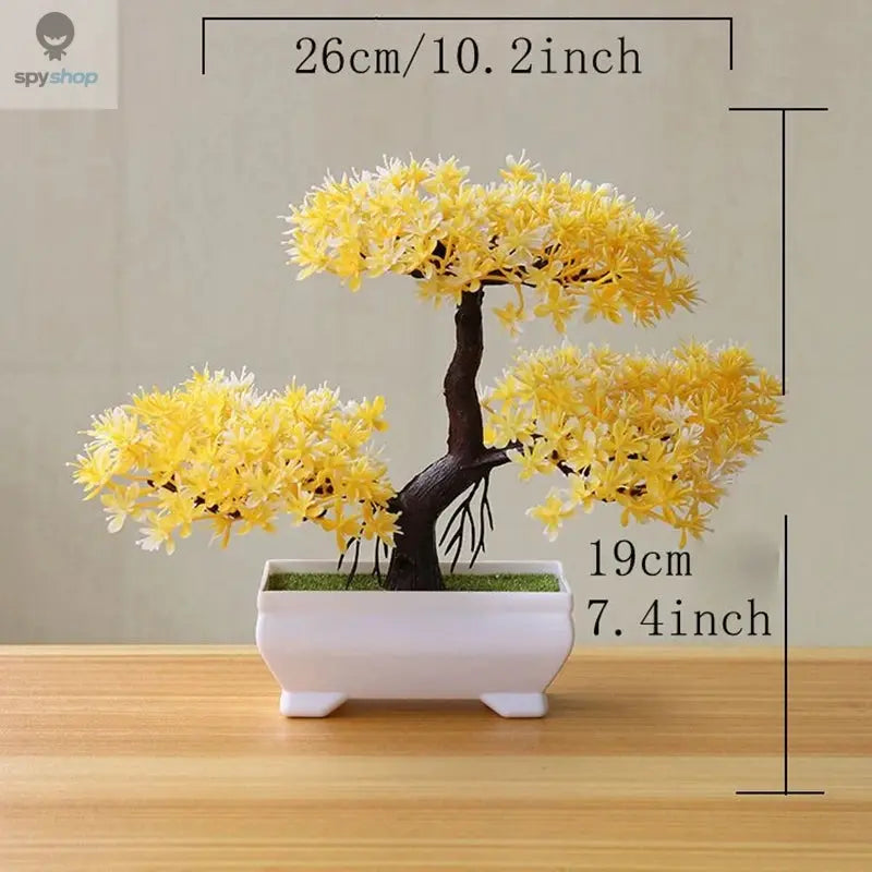 Artificial Tree Bonsai Simulation Plants Pot Plants for Garden Table Home Room Bedroom Decoration Outdoor Fake Plant Ornaments Spy-shop.com