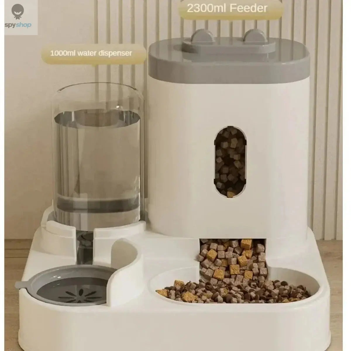 Automatic Feeder Dog Cat Food Bowl With Water Fountain Large Capacity Pet Food Storage Dispenser Container Puppy Pet Accessories Spy-shop.com
