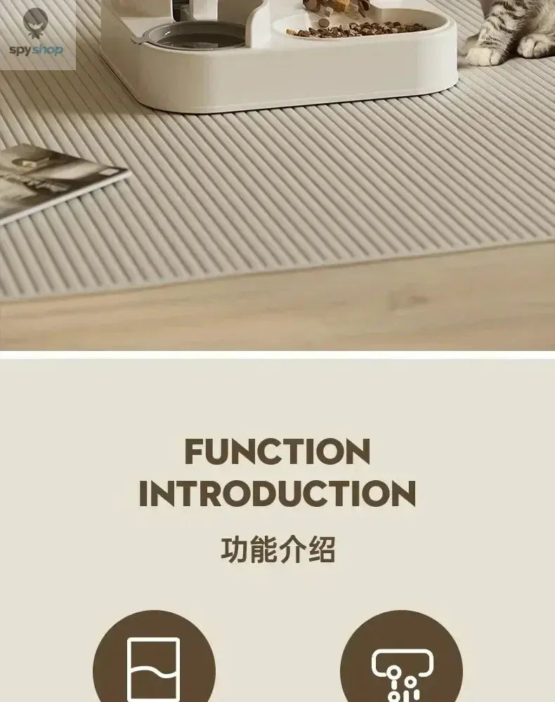 Automatic Feeder Dog Cat Food Bowl With Water Fountain Large Capacity Pet Food Storage Dispenser Container Puppy Pet Accessories Spy-shop.com