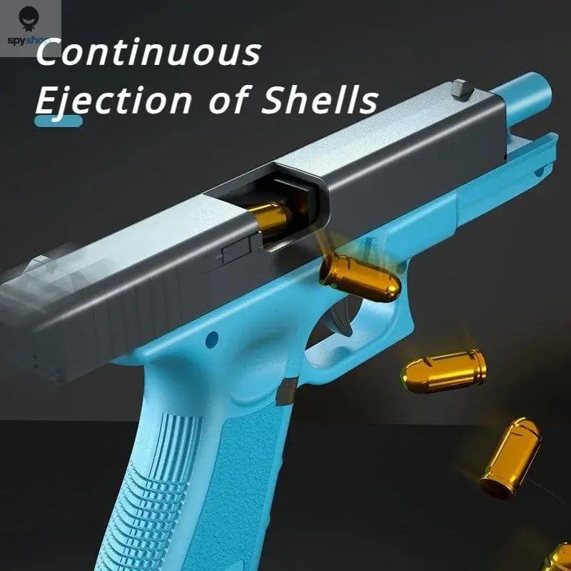 Automatic Shell Ejection Pistol Toy Gun Blaster Model Props For Adults Kids Outdoor Cs Games Interactive Prop Gifts for Boys 