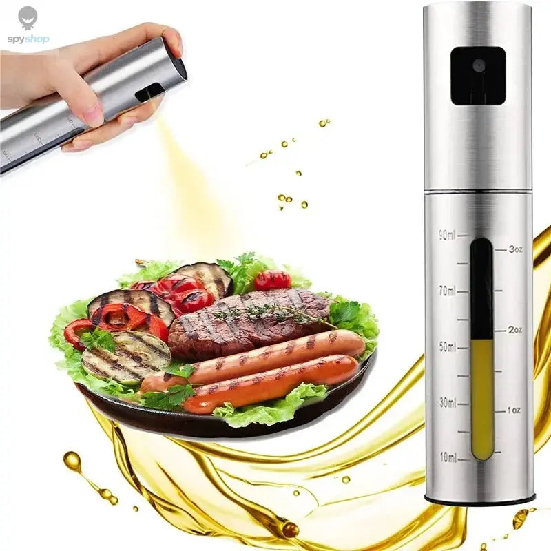 BBQ Baking Olive Oil Spray Bottle 304 Stainless Steel Oil Spray Bottle Vinegar Spray Bottles BQ Sprayer Seasoning Bottle Kitche Spy-shop.com