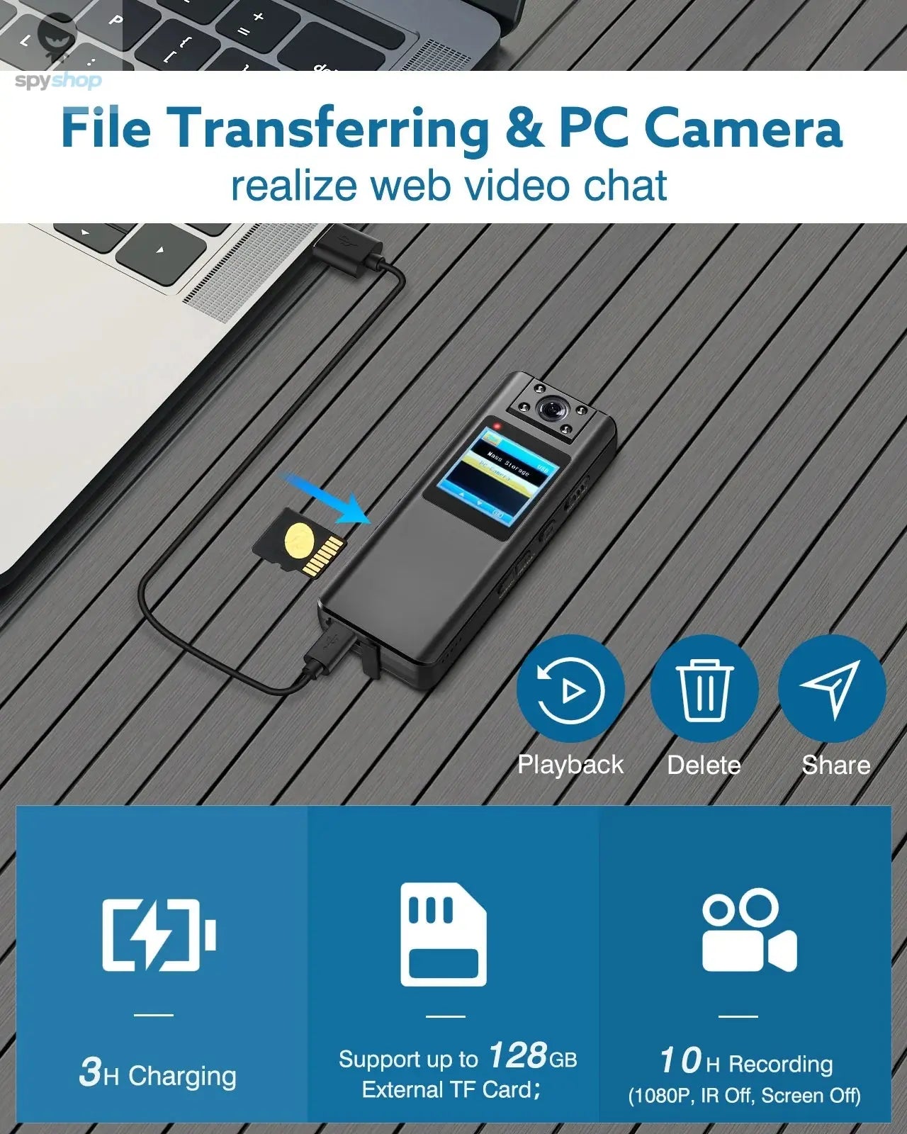 BOBLOV A22  Digital Mini Body Camera 1080P Sports DV HD Screen Magnetic Night Vision Small Camera Nanny Camcorder Police Spy-shop.com