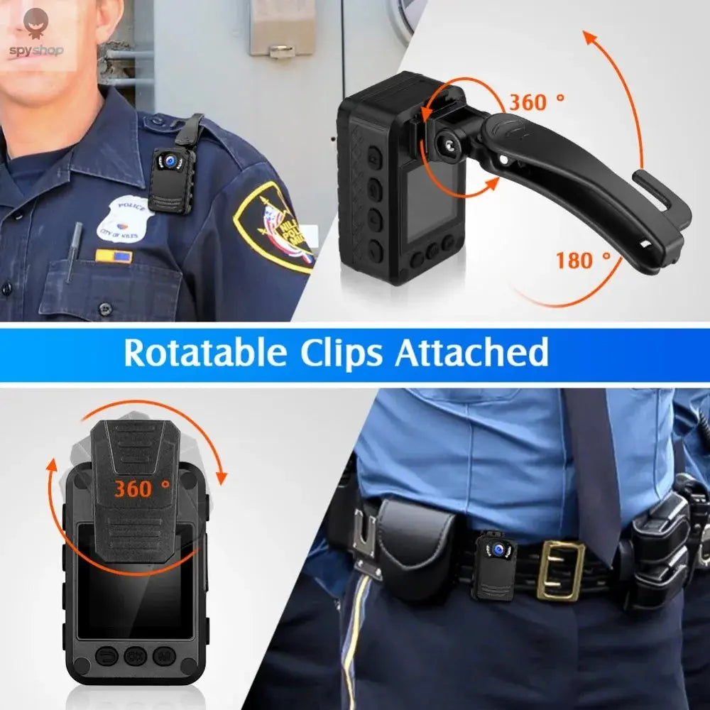 BOBLOV N9 Mini Body Camera Full HD 1296P Body Mounted Camera Small Portable Night Vision Police Body Cam 128GB/258GB Mini Camera Spy-shop.com