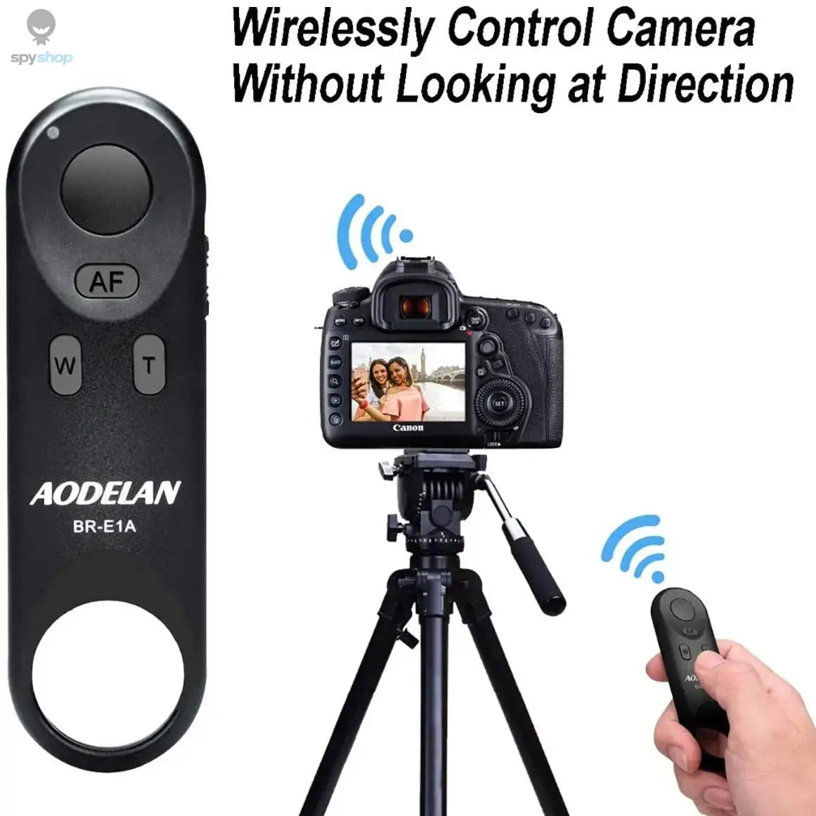 BR-E1 Wireless Remote Control Shutter Release for Canon EOS R5II R50 R8 R6II RP 850D 6DII 90D 77D 800D 200DII M200 M50II G7XIII 