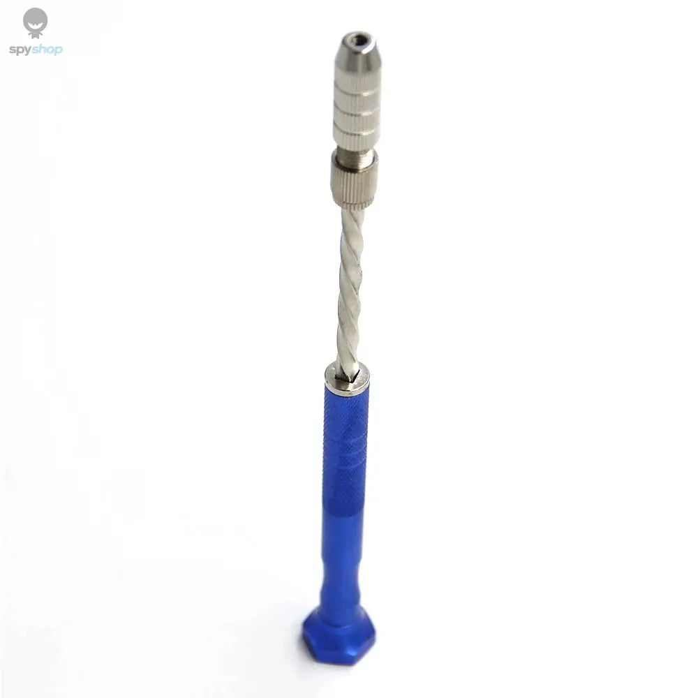 Blue Extended Semi-automatic 0.5-3mm Hand Twist Drill Amber Plastic Circuit Board Drilling Tool Twist Drill Set 