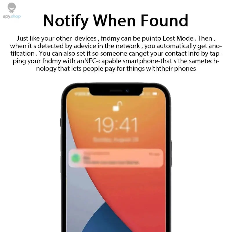 Bluetooth Mini Tracking Device for Apple Find My APP Smart Tag Kid Pet Car GPS Lost Tracker Anti-Lost Alarm Reminder Positioner Spy-shop.com