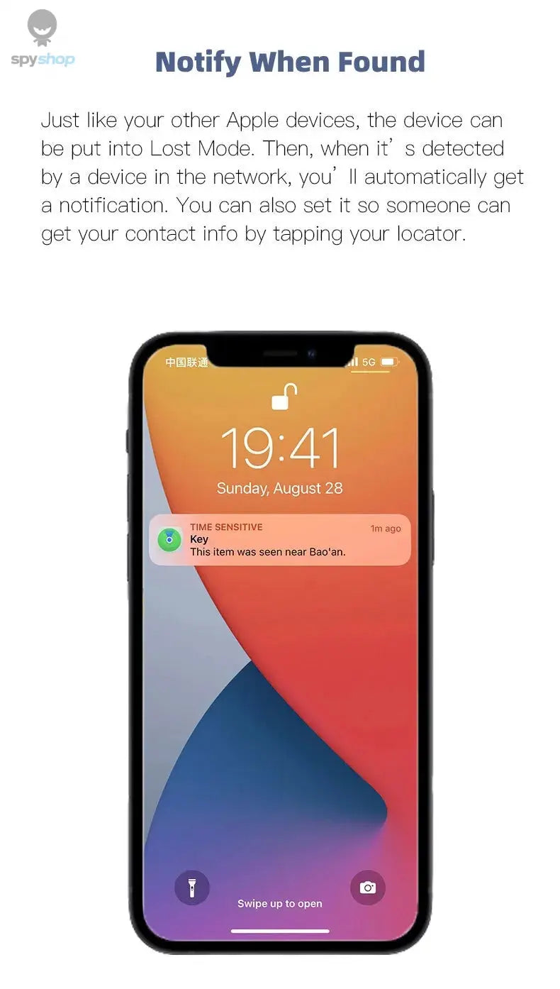 Bluetooth Mini Tracking Device for Apple Find My APP Smart Tag Kid Pet Car GPS Lost Tracker Anti-Lost Alarm Reminder Positioner Spy-shop.com
