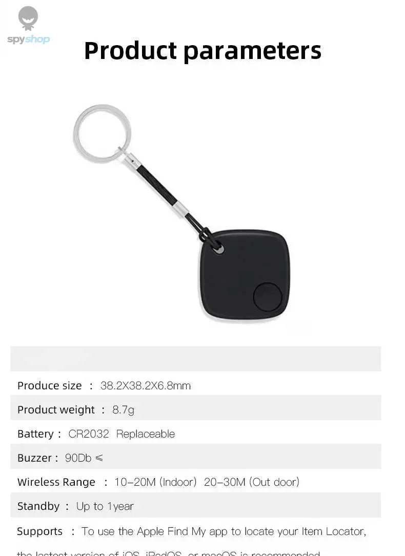 Bluetooth Mini Tracking Device for Apple Find My APP Smart Tag Kid Pet Car GPS Lost Tracker Anti-Lost Alarm Reminder Positioner Spy-shop.com