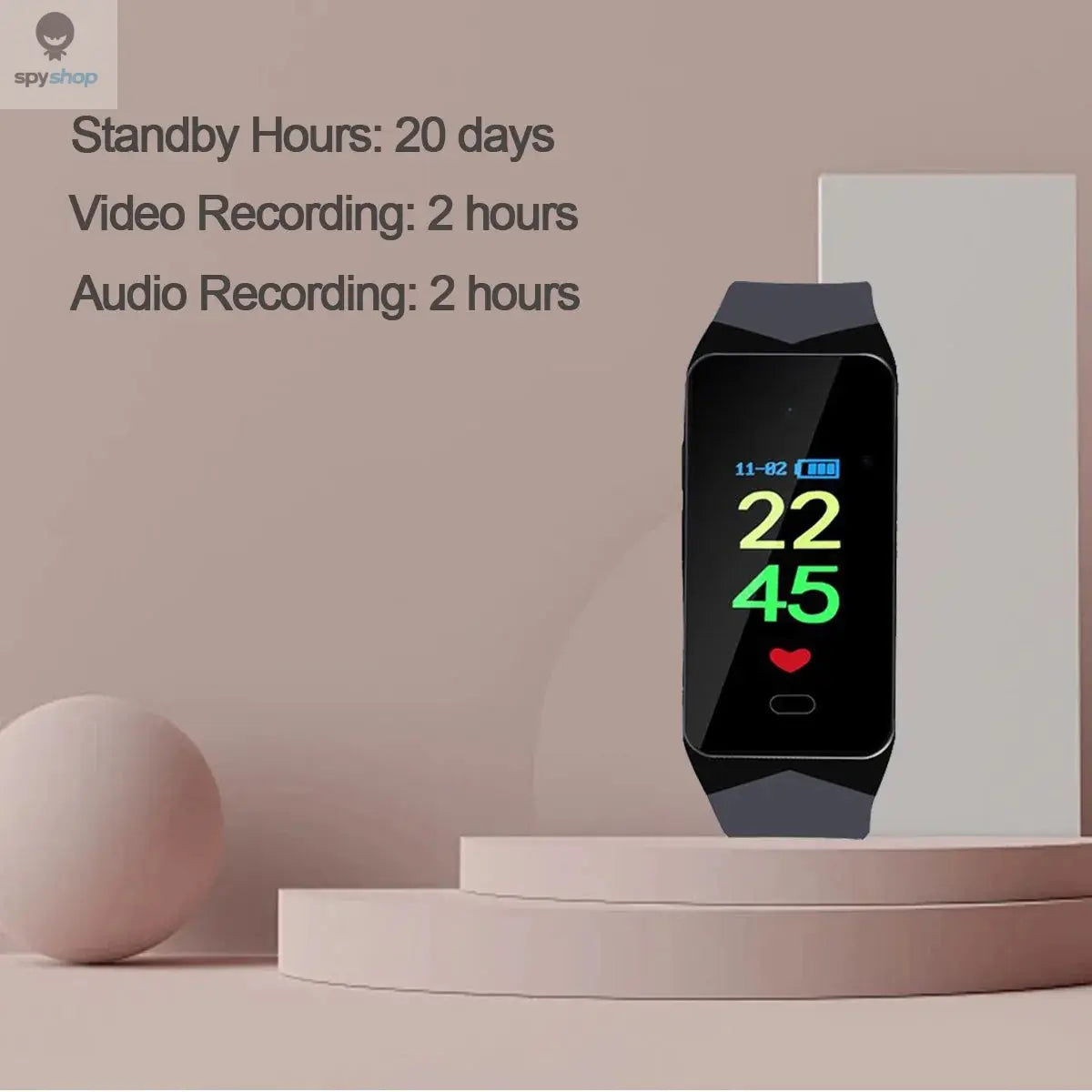 Bracelet Camera Recorder Watch Recorder Watch HD Noise Reduction Voice Activated Wristband Camera Recorder Bracelet for Meeting 