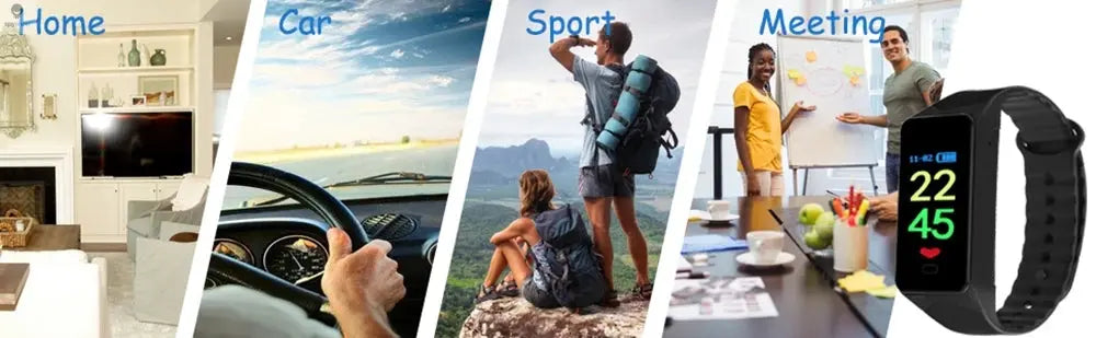 Bracelet Camera Recorder Watch Recorder Watch HD Noise Reduction Voice Activated Wristband Camera Recorder Bracelet for Meeting 