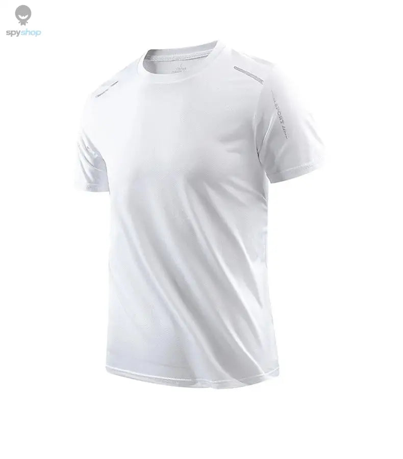 CHRLCK Men's Running Quick Drying T-shirts Breathable Hiking Fishing Tees Soft Elasticity Outdoor Sports Short Shirt Summer Spy-shop.com