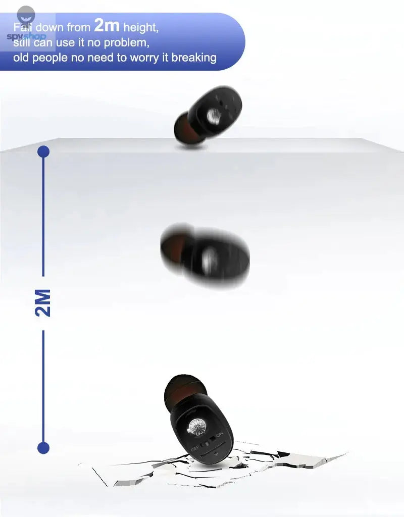 CIC Hearing Aid Rechargeable High Power Sound Amplifier Digital Hearing Aids Invisible Waterproof Earphone For Deafness audifono Spy-shop.com