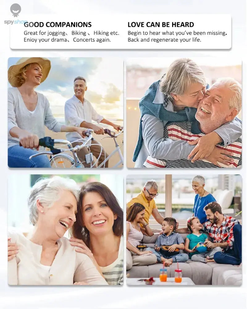 CIC Hearing Aid Rechargeable High Power Sound Amplifier Digital Hearing Aids Invisible Waterproof Earphone For Deafness audifono Spy-shop.com