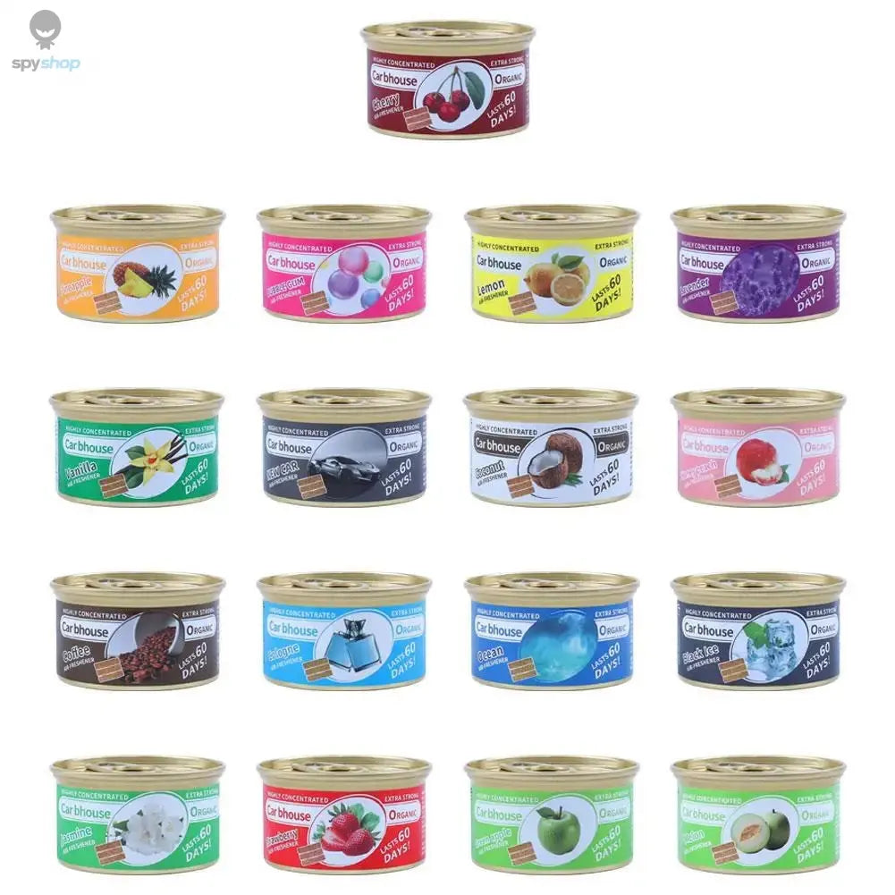 Car Air Freshener Bubble Gum Scent Organic Cans Odor Eliminator Essential Long-Lasting Strong Fragrance For Auto Home Closet Spy-shop.com