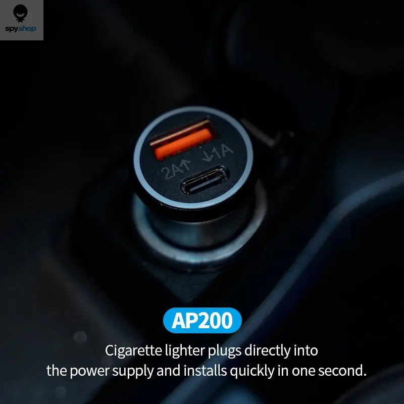 Car Charge GPS Locator Tracker 20W USB Phone Charger Fast Charging Type C QC3.0 With iPhone Find My Apple Official App 