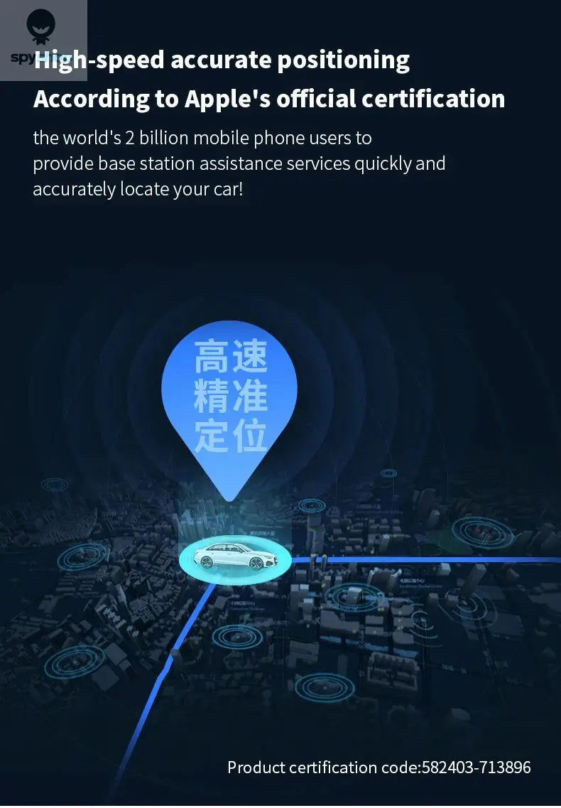 Car Charge GPS Locator Tracker 20W USB Phone Charger Fast Charging Type C QC3.0 With iPhone Find My Apple Official App 