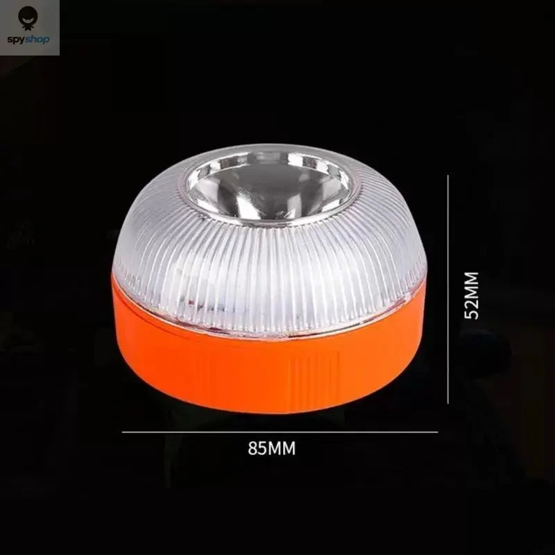 Car Emergency Beacon Light USB Rechargeable V16 Magnetic Induction Strobe Flashing Warning Light Help Flash Safety Signal Lamp Spy-shop.com